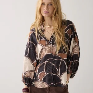 Blouse All Over - Bruin