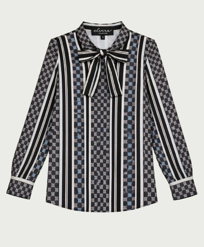 Blouse Lucia - Bruin Dessin