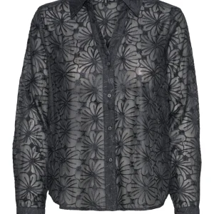 Vmkane Ls Shirt Wvn - Antraciet