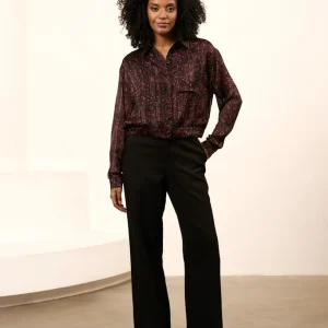 Blouse Astrid - Zwart Dessin