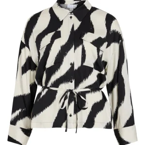 Viemmeline L/s Shirt - Zwart Dessin