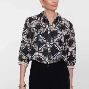 Blouse - Zwart Dessin
