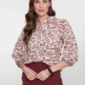 Blouse - Ecru Dessin