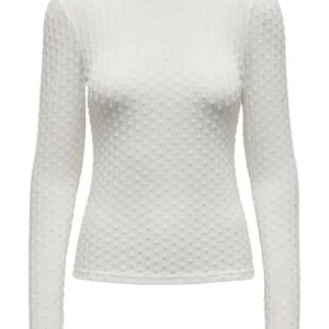 Onlmaddy L/s Puff Top Cc Jrs - Off-white