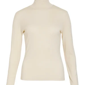 Vijolini Roll Neck L/s Top/r - Beige