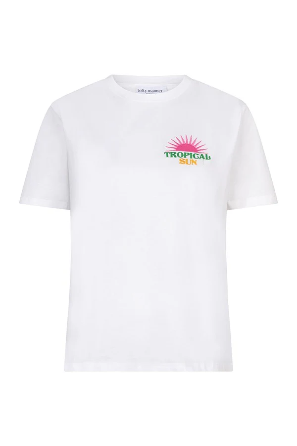T-shirt Aluna - Off-white - Afbeelding 2