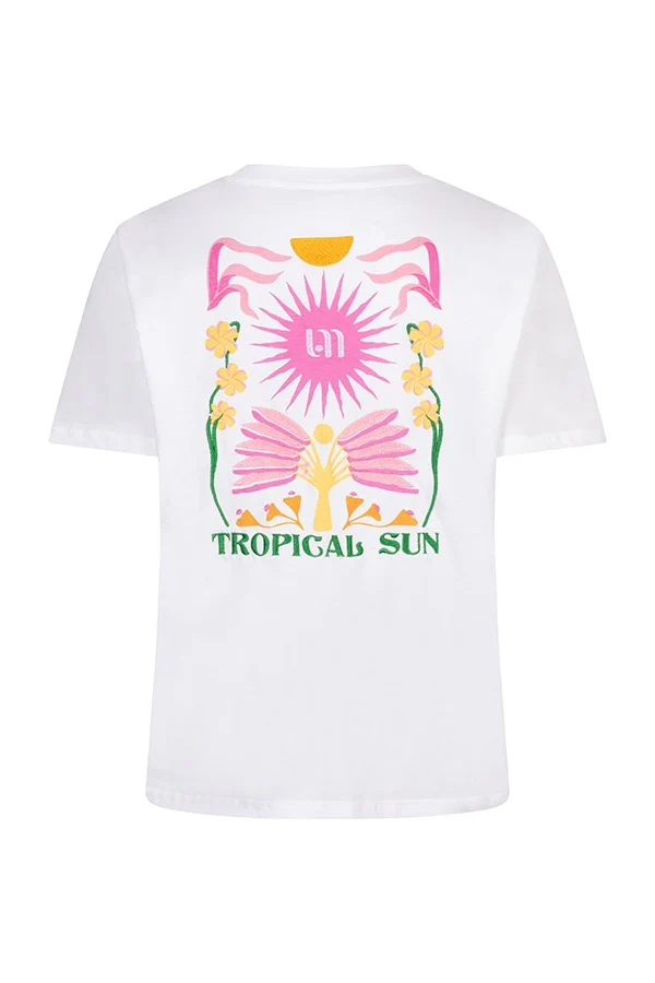 T-shirt Aluna - Off-white - Afbeelding 3