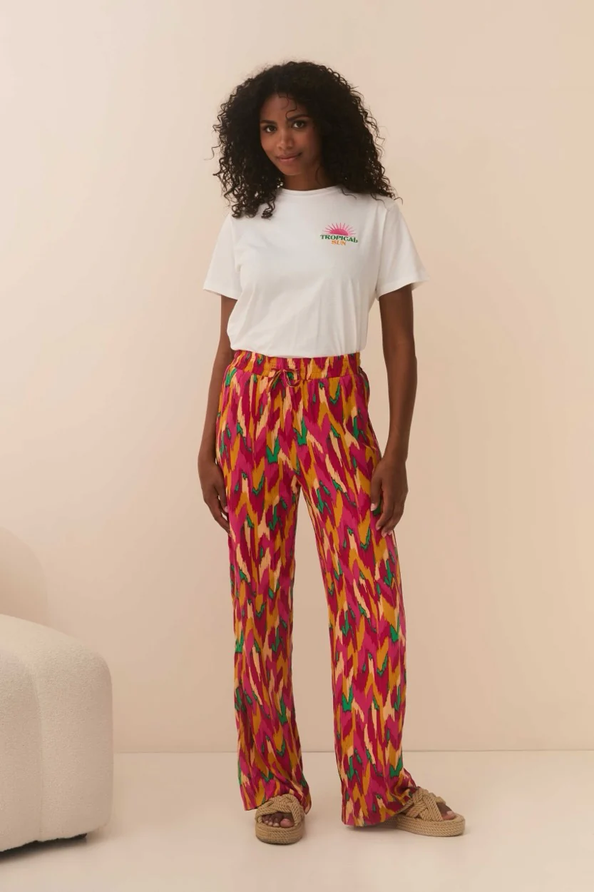 T-shirt Aluna - Off-white - Afbeelding 4