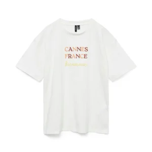 Vmsara Mia Ss Top Box Jrs Spe Ga - Off-white