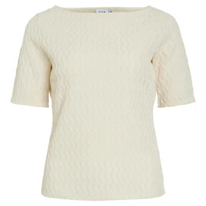 Viromila Boatneck 2/4 Top - Beige