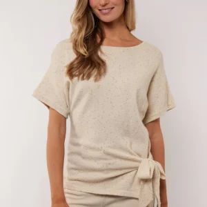 Anais Knit Top - Beige