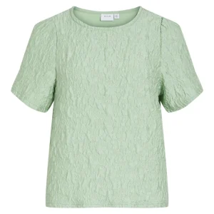 Visophia O-neck S/s Top/r - Mint