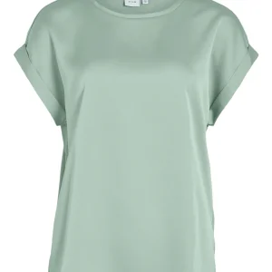 Viellette S/s Satin Top - Noos - Mint