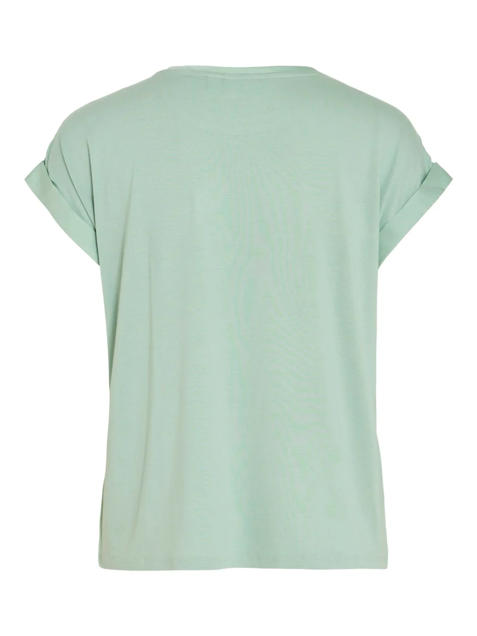 Viellette S/s Satin Top - Noos - Mint - Afbeelding 3