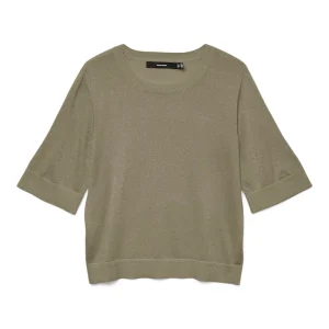 Vmmarsalashine 2/4 O-neck Pullover - Olijf