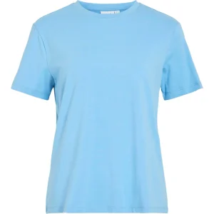 Vinora S/s Tshirt - Lichtblauw