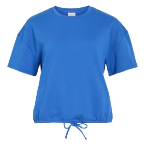 Vifranne Ss Sweat Top - Kobalt