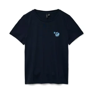 Vmsandra Francis Ss Top Box Jrs - Navy