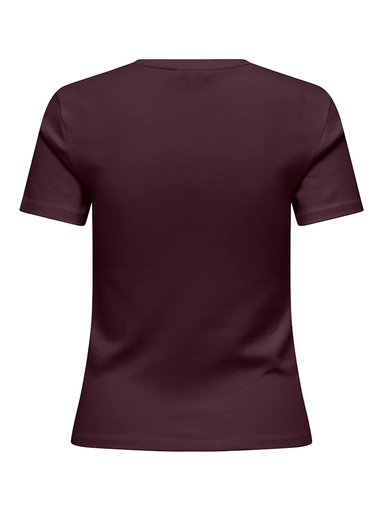 Onlriley Ss Top Jrs - Bordeaux - Afbeelding 3