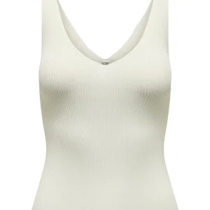 Jdynanna S/l Top Knt Noos - Off-white