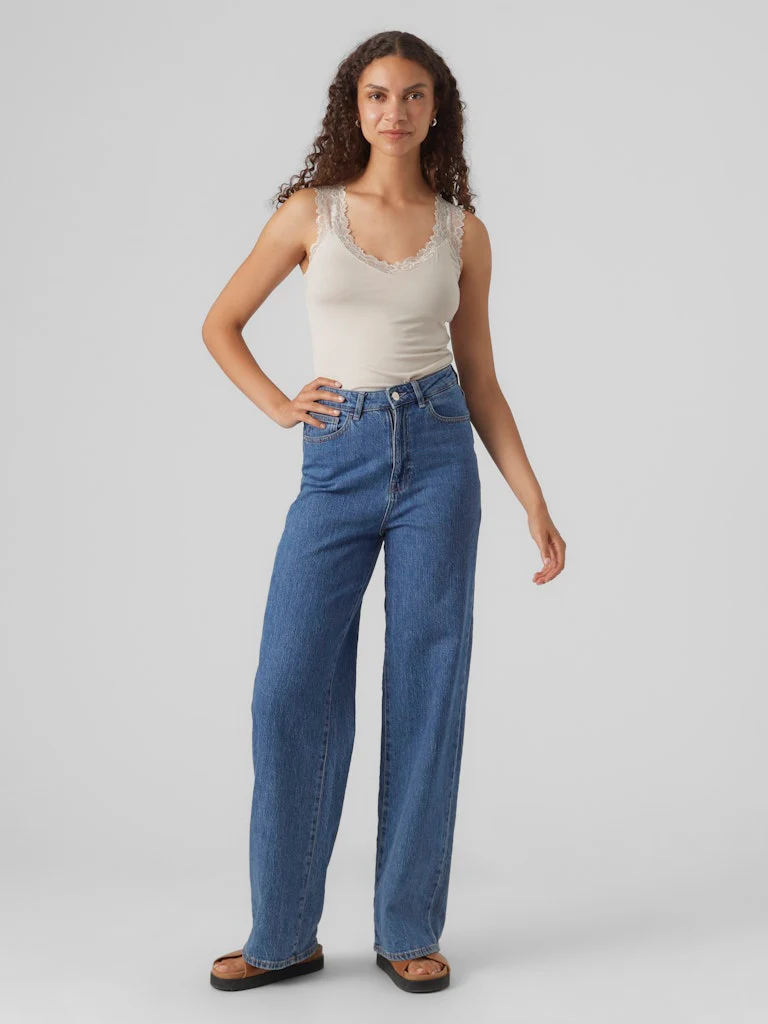 Vmrosa Sl Top Jrs Noos - Beige - Afbeelding 3