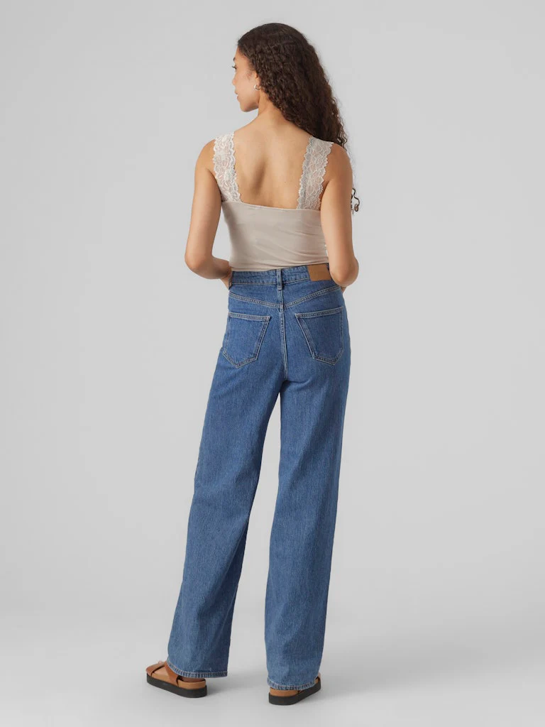 Vmrosa Sl Top Jrs Noos - Beige - Afbeelding 4