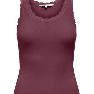 Onlsara Sharai Lace Tank Top - Bordeaux