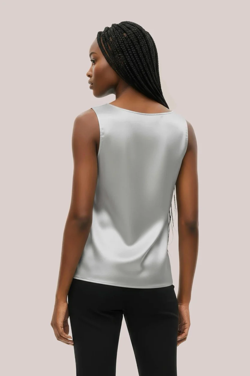 Hdnathalie Cowl-neck Top - Grijs - Afbeelding 5