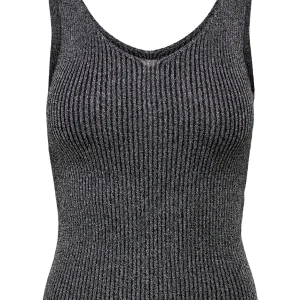 Jdybodilla Lurex S/l Top Knt - Antraciet