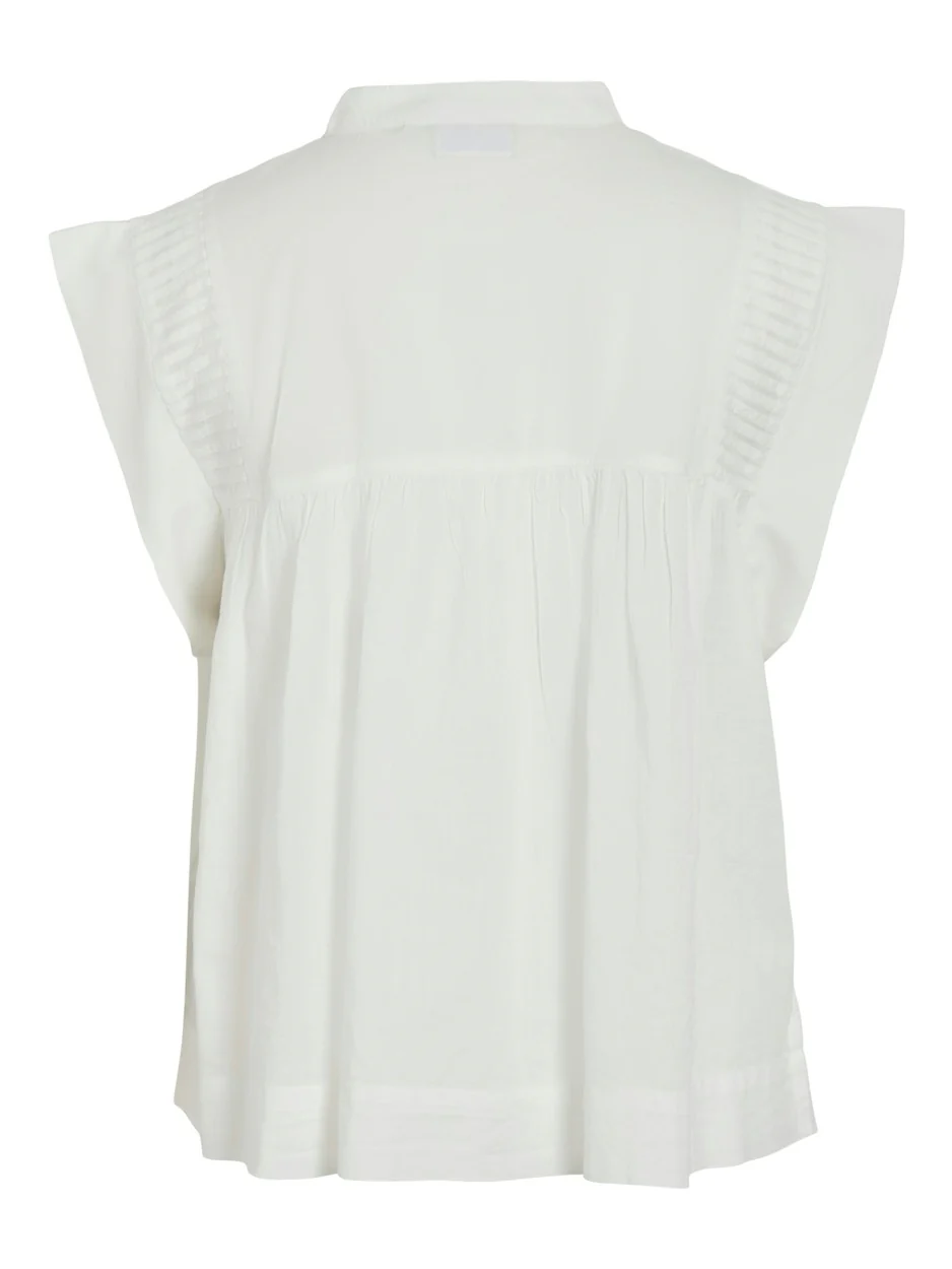 Vikatinka S/l Short Shirt - Off-white - Afbeelding 3