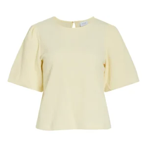 Vimalora O-neck 2/4 Top/1 - Licht Geel