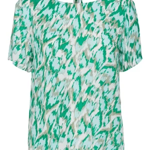 Vmmenny Ss Top Wvn Ga - Groen Dessin