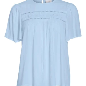 Vicody S/s Tape Top - Lichtblauw