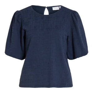Vimalora O-neck 2/4 Top/1 - Navy