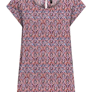 Onlnova Life Vis S/s Top Aop - Rood Dessin