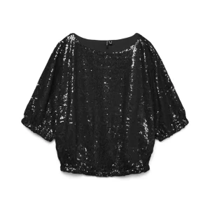 Vmkaje Ss Balloon Short Sq Top Jrs Ga - Zwart