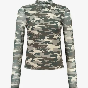 Amiens Top - Groen Dessin