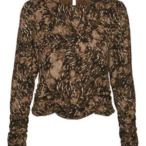 Vmcimmie 7/8 Top Wvn Ga - Bruin Dessin