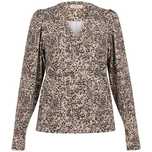 13433 Valdis Animal Top - Bruin Dessin