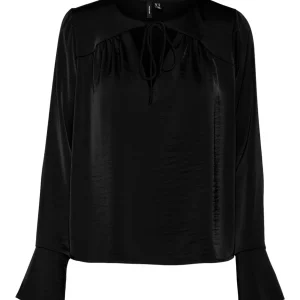 Vmmary Ls String Top Wvn Ga - Zwart