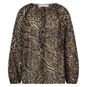 Yoni Blouse - Zwart Dessin