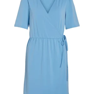 Vinayeli Ss Short Dress - Lichtblauw