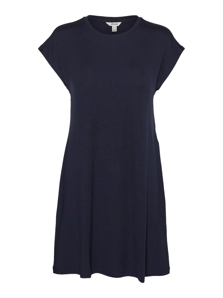Vmava Sl Knee Dress - Navy