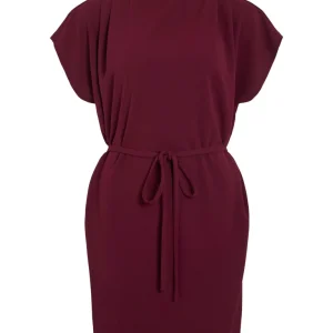 Vimerlano Funnelneck S/s Dress - Bordeaux