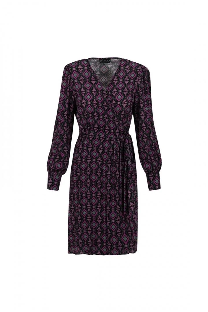 Dress Jamy - Paars Dessin - Afbeelding 2