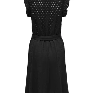 Onlelisa S/l V-neck Dress Cs Jrs - Zwart