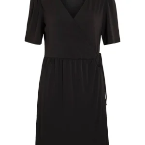 Vinayeli Ss Short Dress - Zwart