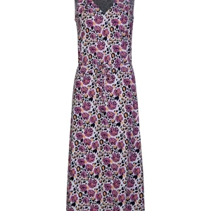 24zfzg09 Delphi Jurk - Wit Dessin