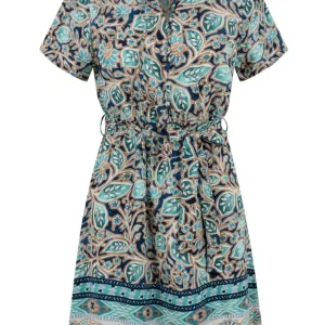 Farha - Blauw Dessin