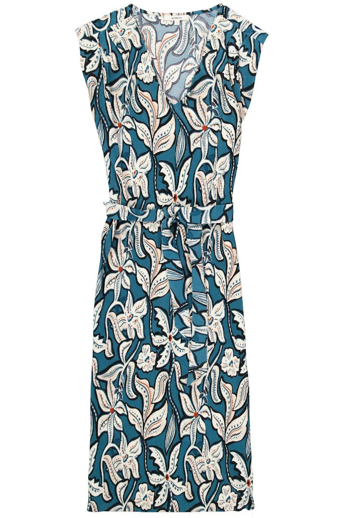 Jurk Km Print - Blauw Dessin